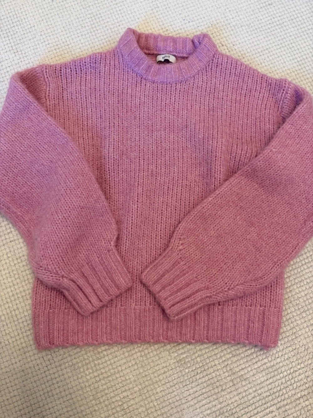 Envii Pink Crewneck Knit Sweater
